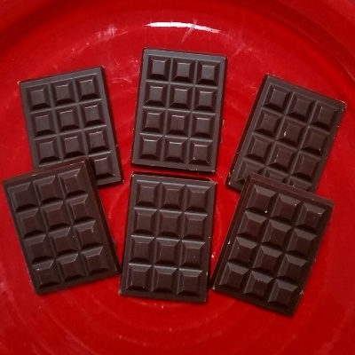 Tablette mini de chocolat noir cru et végan  - 95g Produit Maison